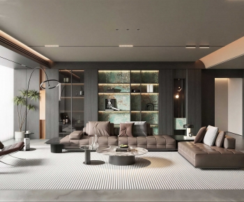 Modern A Living Room-ID:850457913