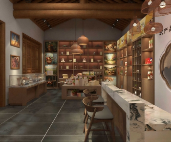 New Chinese Style Retail Stores-ID:367897994