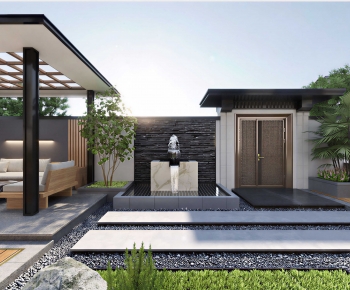 Modern Courtyard/landscape-ID:574851046