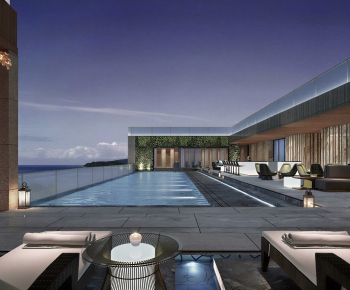 Modern Swimming Pool-ID:250299037