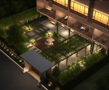 Modern Courtyard/landscape-ID:962543015
