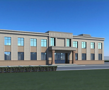 Modern Appearance Of Commercial Building-ID:712035891