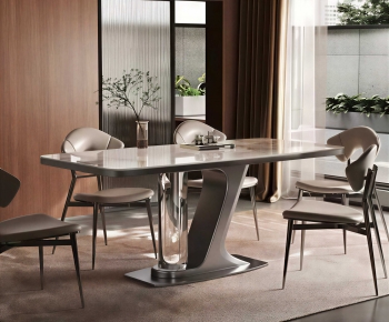 Modern Dining Table And Chairs-ID:678447014