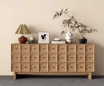 Wabi-sabi Style Side Cabinet-ID:202413086