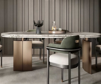 Modern Dining Table And Chairs-ID:321136959