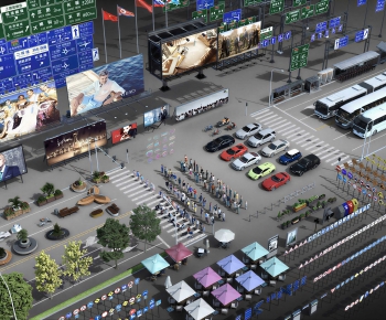 Modern Road Facilities-ID:414712919