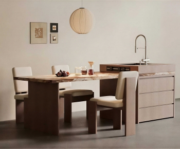 Modern Dining Table And Chairs-ID:591402055