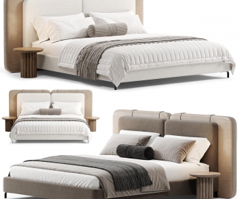 Modern Double Bed-ID:108856921