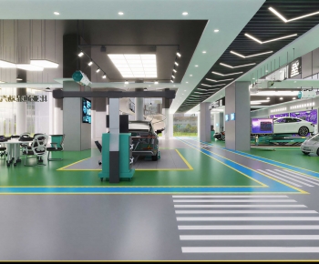 Modern Automobile Repair Shop-ID:268835078