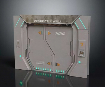 Modern Facade Element-ID:558918009