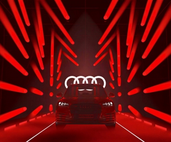 Modern Exhibition Hall-ID:427095898