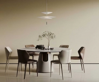 Modern Dining Table And Chairs-ID:198548087