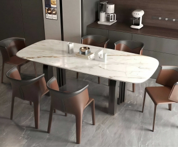 Modern Dining Table And Chairs-ID:648010977