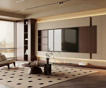 Modern A Living Room-ID:443505054