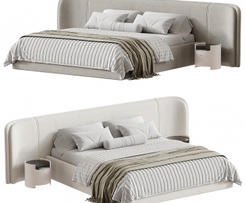 Modern Double Bed-ID:881172904