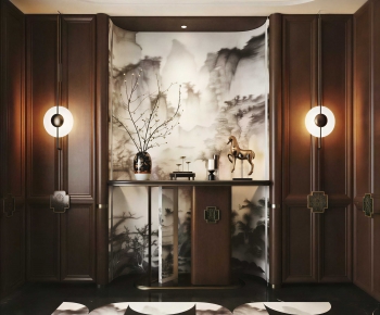 New Chinese Style Hallway-ID:321929931