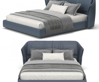Modern Double Bed-ID:212791056