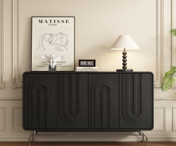 Wabi-sabi Style Side Cabinet/Entrance Cabinet-ID:466778048