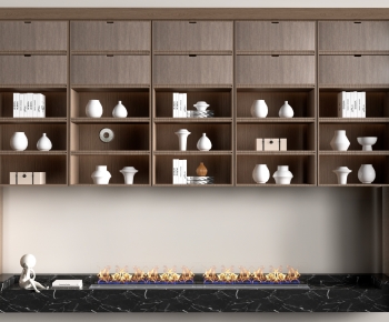 New Chinese Style Decorative Cabinet-ID:843044044