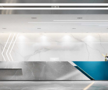 Modern Office Reception Desk-ID:224545966