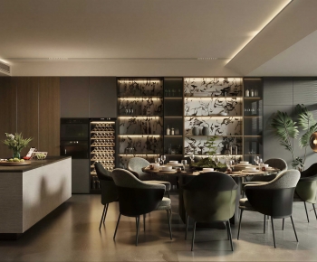 Modern Dining Room-ID:692709928