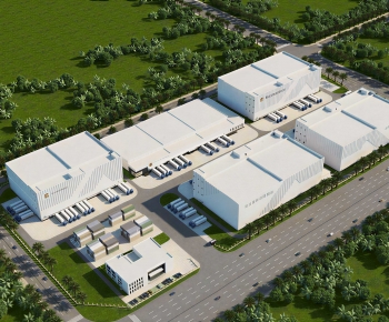 Modern Architectural Bird's-eye View Planning-ID:482378018