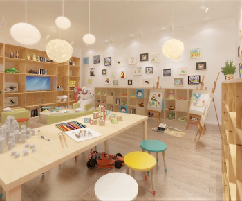 Modern Kindergarten Classrooms-ID:750894077