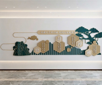 New Chinese Style Culture Wall-ID:739820006