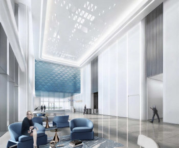 Modern Office Reception Desk-ID:244376901
