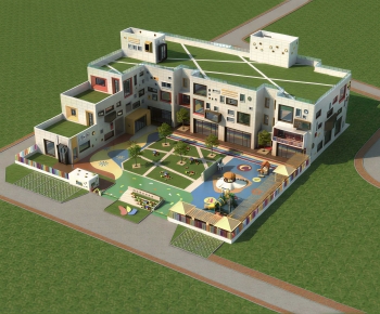 Modern Architectural Bird's-eye View Planning-ID:603481054