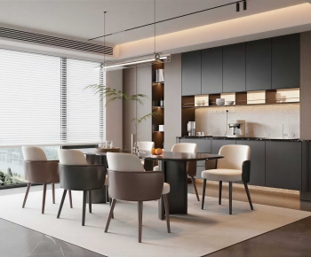 Modern Dining Room-ID:741991041