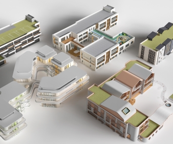 Modern School Building-ID:536577948