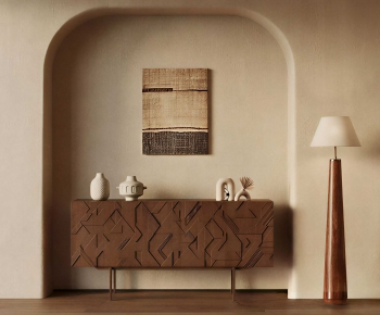 Wabi-sabi Style Entrance Cabinet-ID:282805924