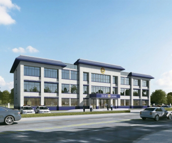 New Chinese Style Building Appearance-ID:232594017