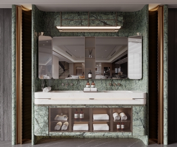 Modern Bathroom Cabinet-ID:579565056