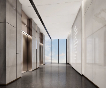 Modern Office Elevator Hall-ID:252077106