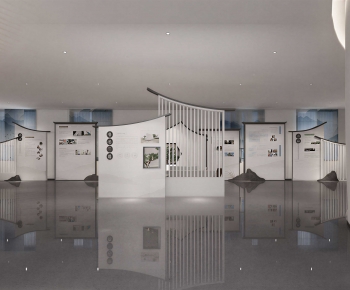 New Chinese Style Exhibition Hall-ID:587395913