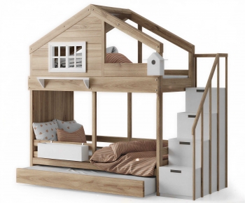 Modern Bunk Bed-ID:418544052