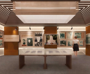 Modern Exhibition Hall-ID:556705956