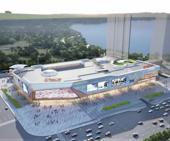 Modern Architectural Bird's-eye View Planning-ID:959383961