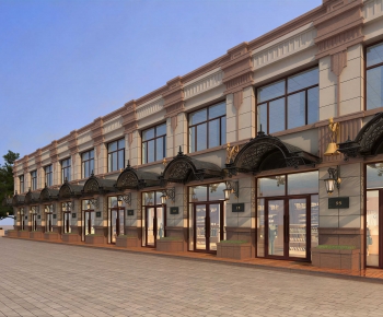 European Style Appearance Of Commercial Building-ID:100579388
