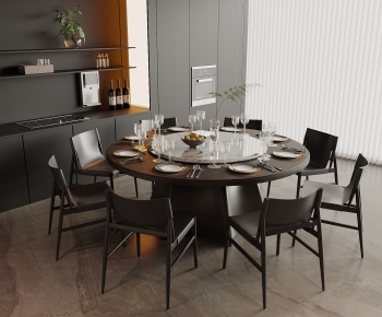 Modern Dining Table And Chairs-ID:809407957