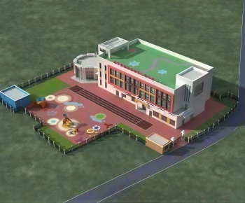 Modern Architectural Bird's-eye View Planning-ID:650839097