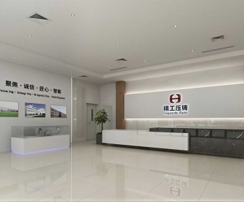 Modern Office Reception Desk-ID:426359278