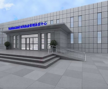 Modern Facade Element-ID:413089993