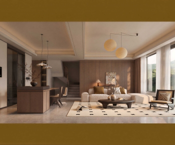 French Style A Living Room-ID:412000891