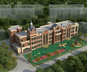 European Style School Building-ID:578263045