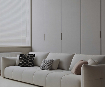 Modern Three-seat Sofa-ID:729820773