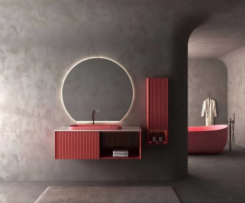 Modern Bathroom Cabinet-ID:787314896