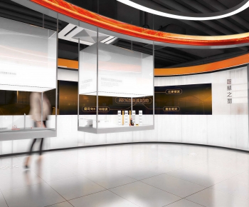 Modern Exhibition Hall-ID:352957963